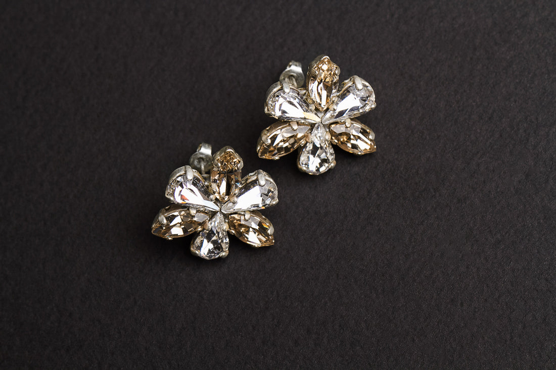 Cercei Fleurs Dorées
