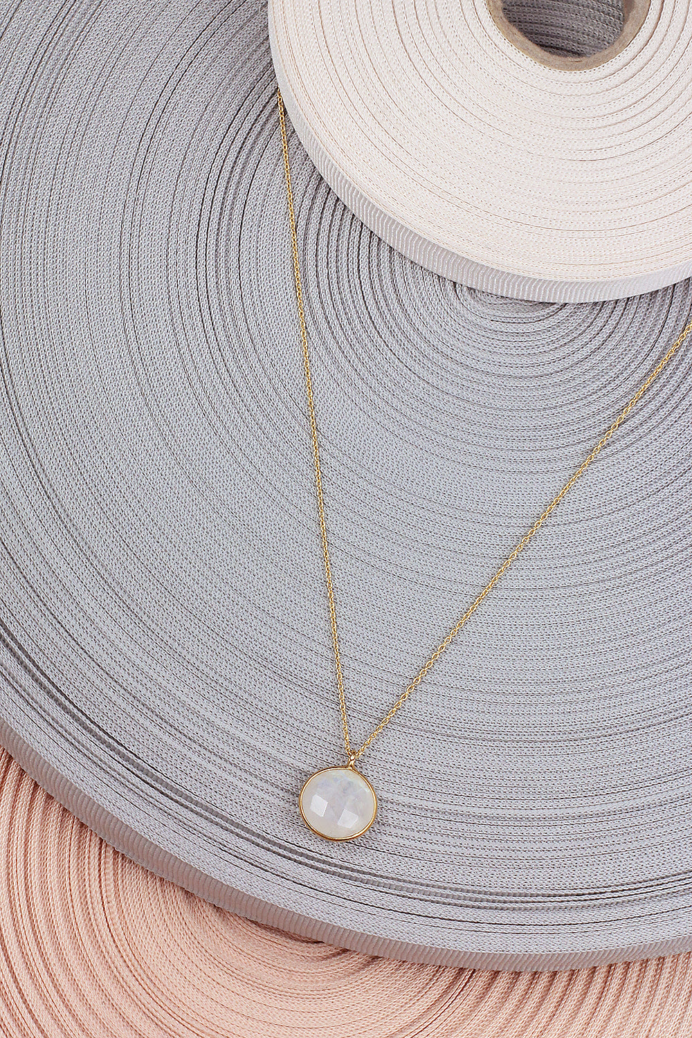 Colier Minimal Moonstone