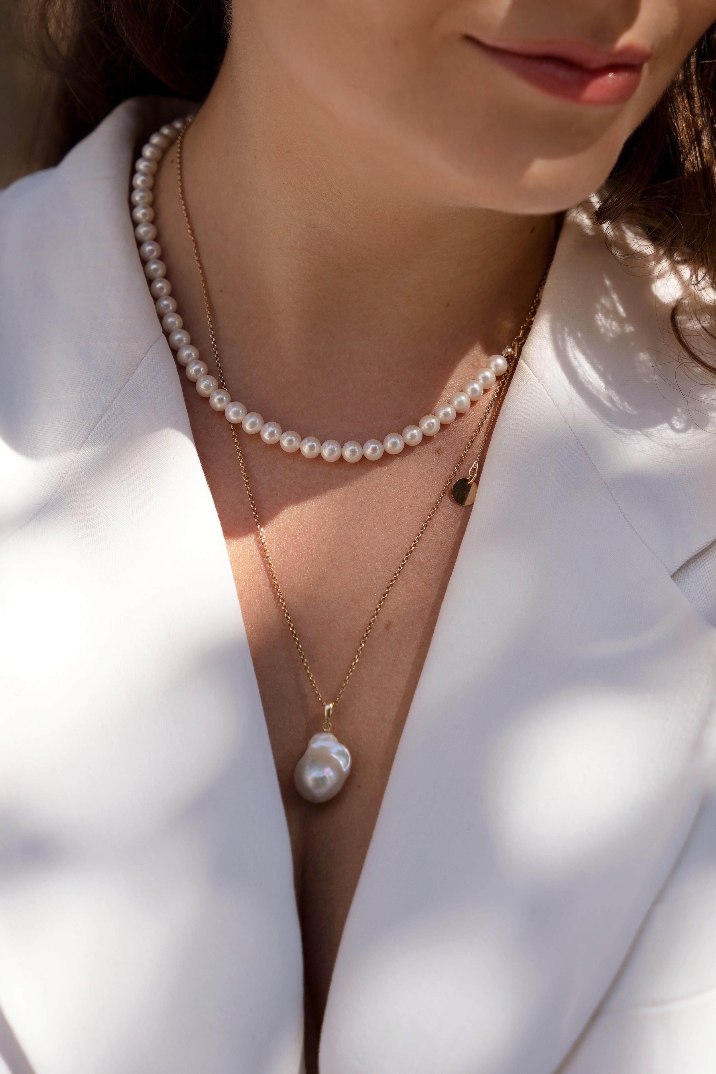 AUR 14K - Colier Les Perles de Joséphine